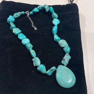 925 Sterling Turquoise Necklace